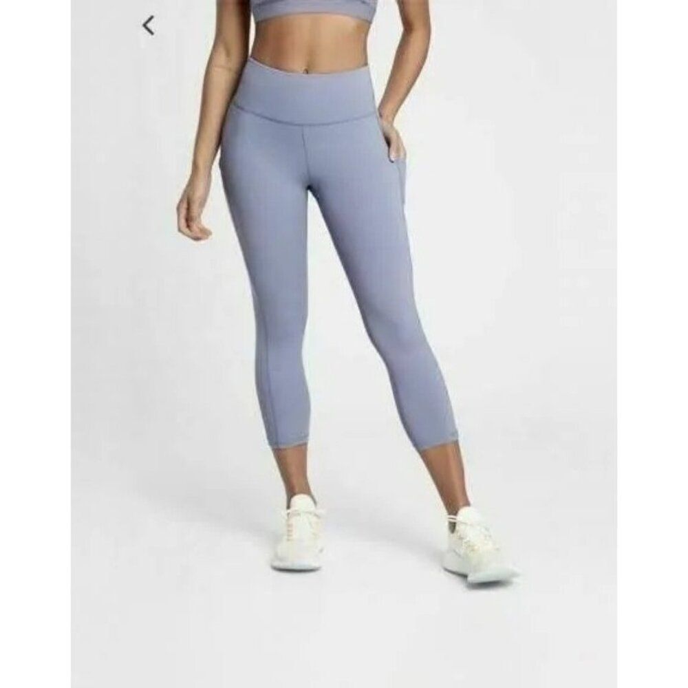 NWT ATHLETA Purple‎ Ultimate Stash Pocket Capri Size 1X